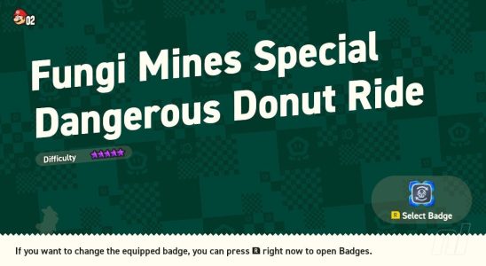Super Mario Bros. Wonder: Special World - Fungi Mines Special Dangerous Donut Ride