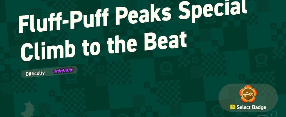 Super Mario Bros. Wonder: Special World - Montée spéciale Fluff-Puff Peaks au rythme