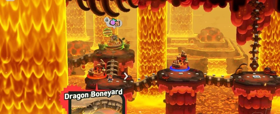 Super Mario Bros. Wonder: World 6 - Dragon Boneyard