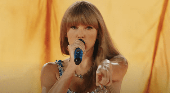 Taylor Swift in her Eras Tour Movie