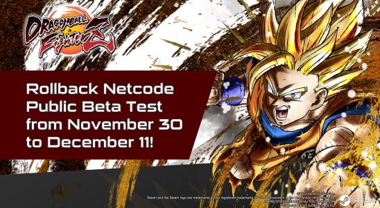 Test bêta public de restauration du netcode de Dragon Ball FighterZ pour PC prévu du 30 novembre au 1er décembre