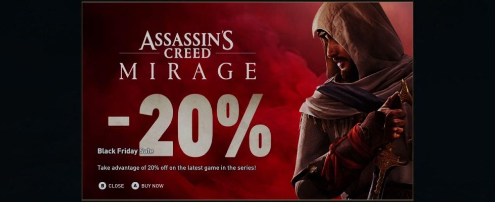 Ubisoft accuse une "erreur technique" d'afficher des publicités pop-up dans Assassin's Creed