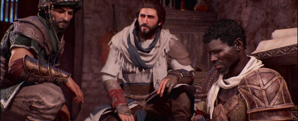 Basim talking in Assassin's Creed Mirage.