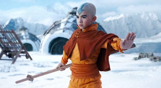 Gordon Cormier as Aang in Netflix