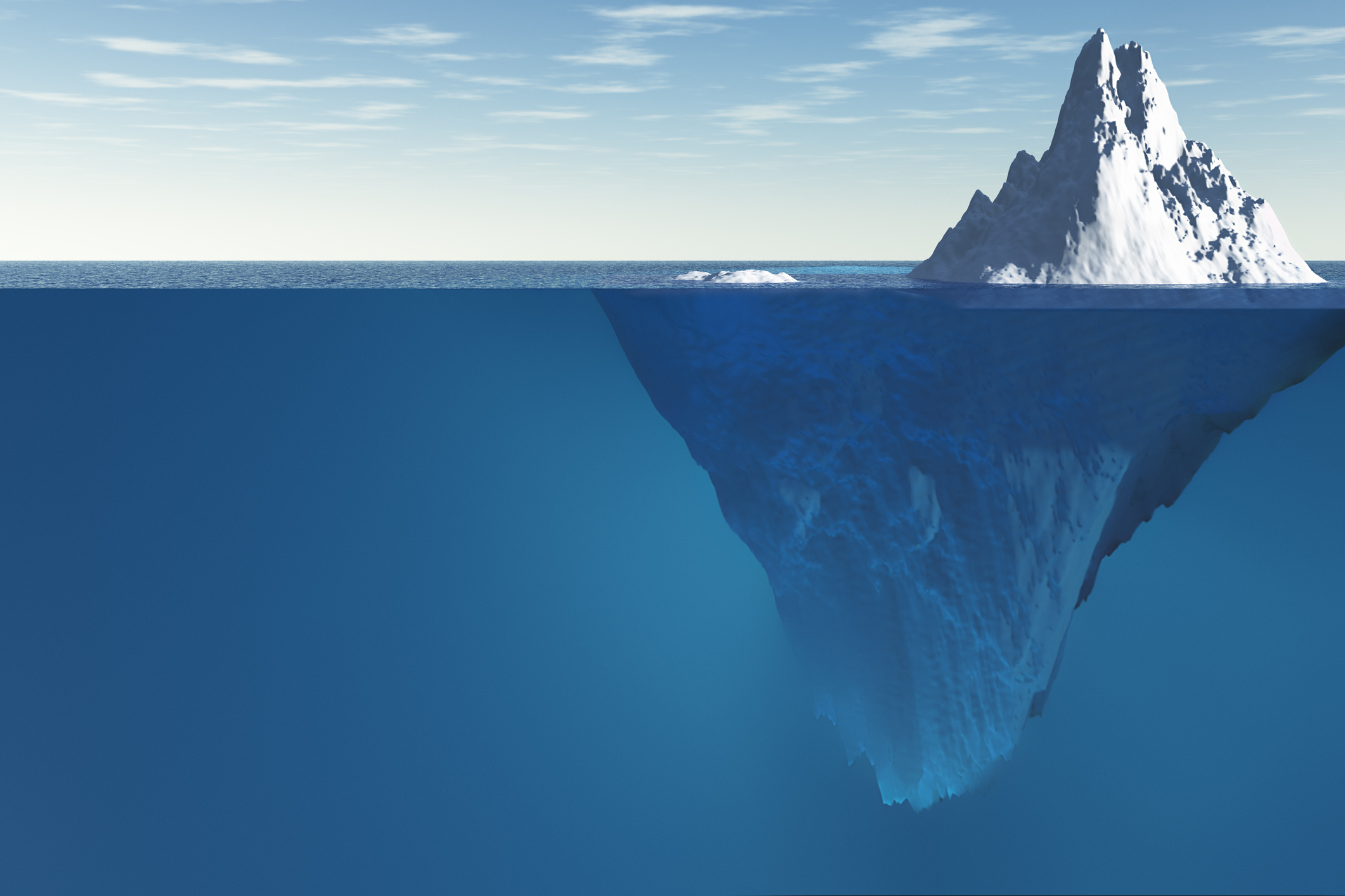 Le sommet de l'iceberg