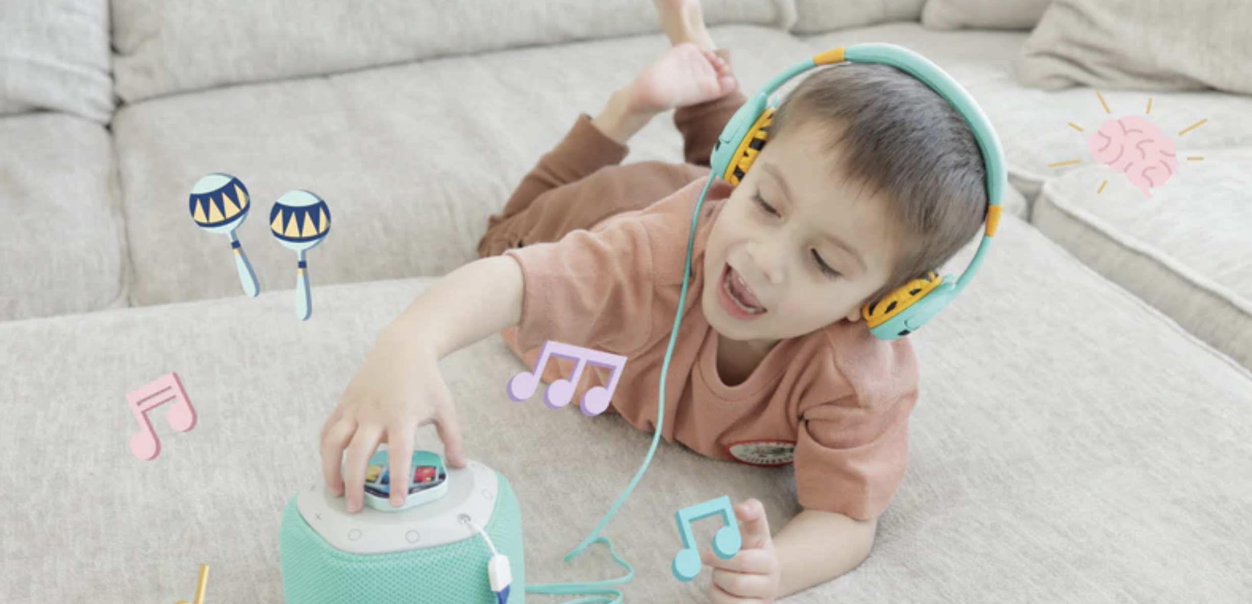 Une image d'un enfant jouant avec un Storypod