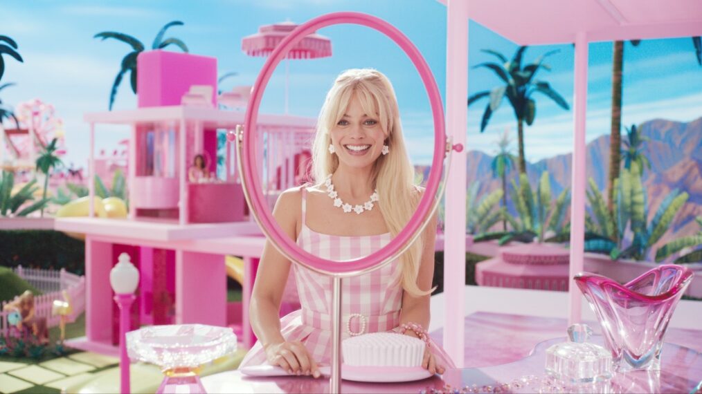 Margot Robbie dans le rôle de Barbie dans le film 