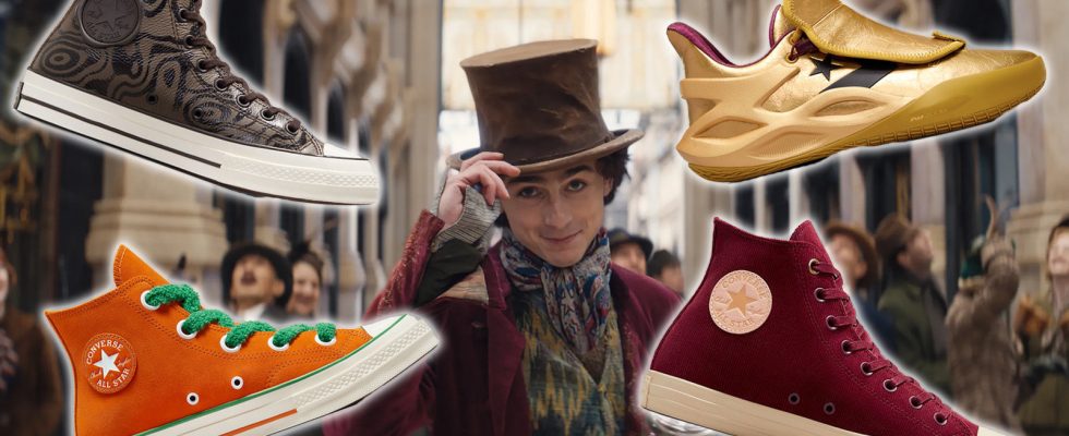 Cool Stuff : Wonka reçoit une collection de baskets Scrumdiddlyumptious de Converse