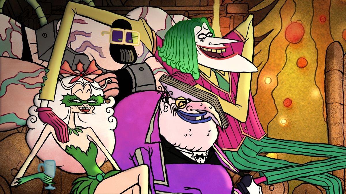 Des versions dégingandées de Poison Ivy, Penguin et The Joker célèbrent Noël dans Merry Little Batman