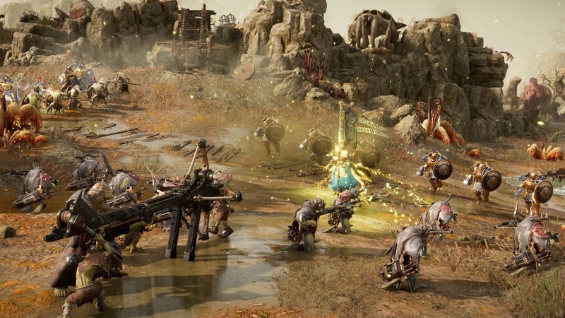 Warhammer 40k vs Magic fantasy RTS Tabletop Frontier Developments console PS5 Xbox