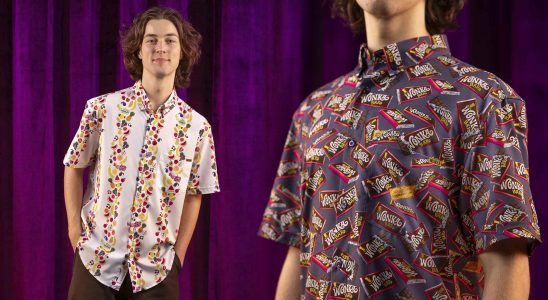 Trucs cool : la nouvelle collection de chemises RSVLTS Willy Wonka la ramène au film classique