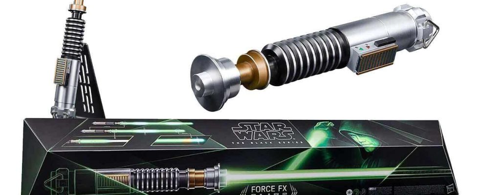 Économisez 50 % sur le sabre laser Black Series de Luke Skywalker