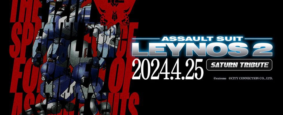 Assault Suit Leynos 2 Saturn Tribute sera lancé le 25 avril 2024 sur PS5, PS4, Xbox One, Switch et PC