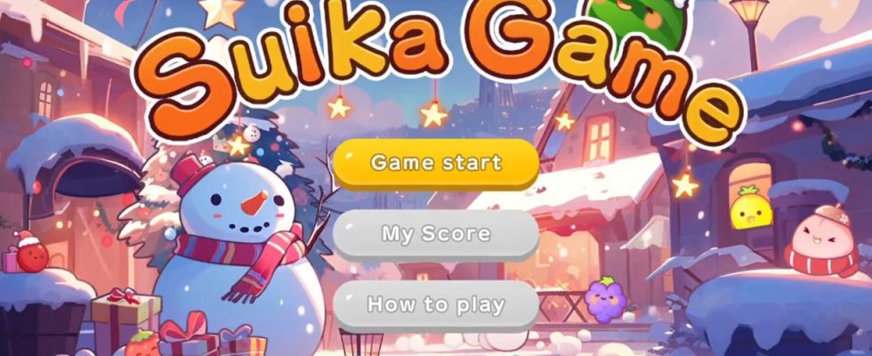 Lancement du thème de Noël du jeu Suika, ventes dépassant les cinq millions