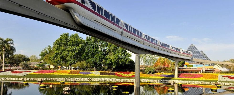 The Monorail at Epcot