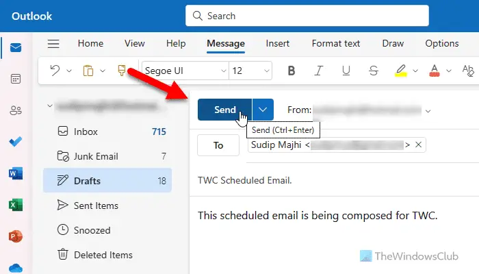 Comment annuler le courrier électronique programmé dans Outlook