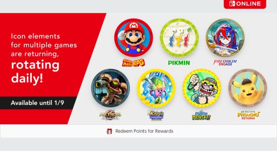 Les icônes Nintendo Switch Online 2023 bénéficient de rediffusions à durée limitée
