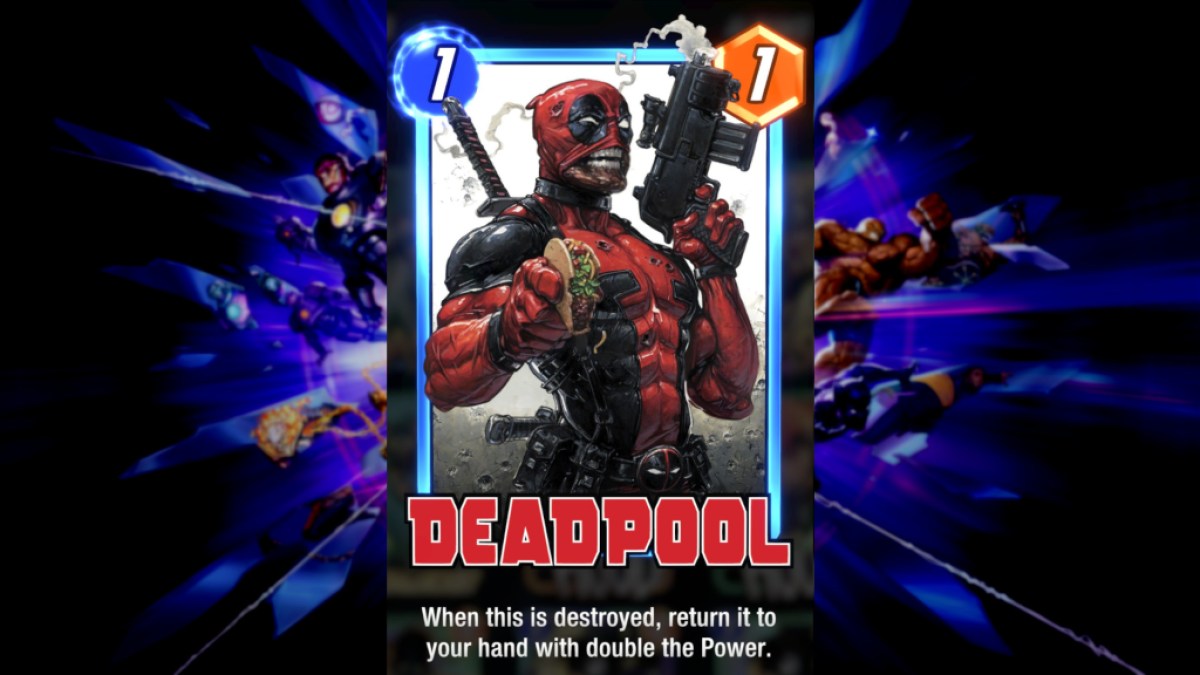Carte Destory de Deadpool dans Marvel Snap.
