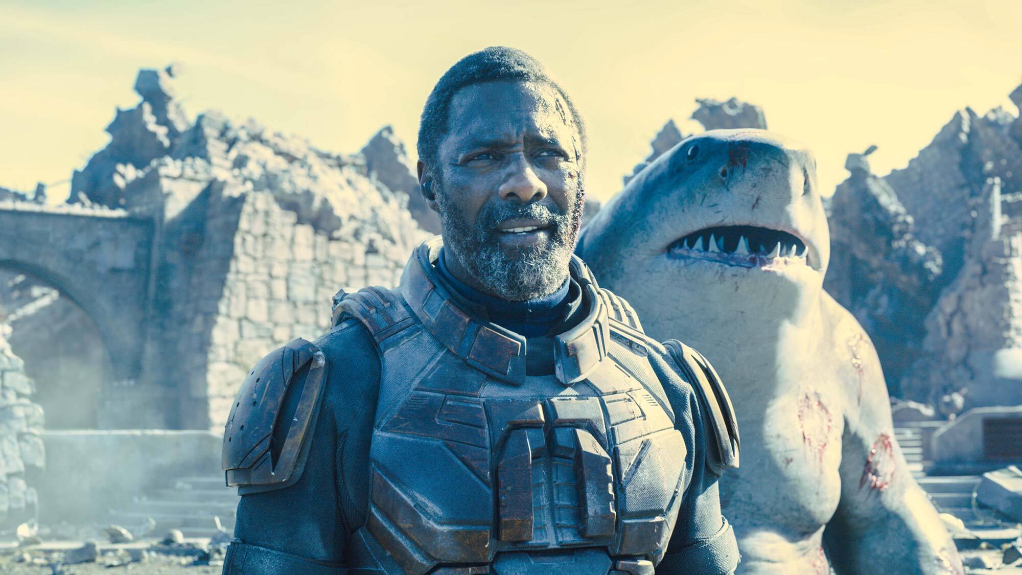 Idris Elba dans le rôle de Bloodsport dans The Suicide Squad