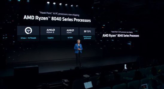 AMD Hawk Point mobile processor announcment