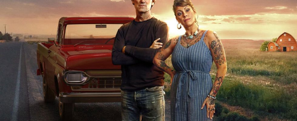 Mike Wolfe and Danielle Colby in American Pickers