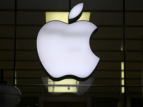 Logo Apple géant