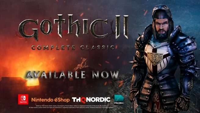 Bande-annonce de lancement de Gothic II Complete Classic