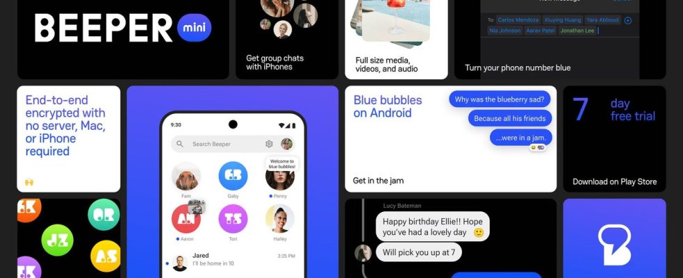 Cette application Google Play permet aux utilisateurs d'Android de découvrir la joie des bulles bleues lorsqu'ils envoient des SMS avec des iPhones