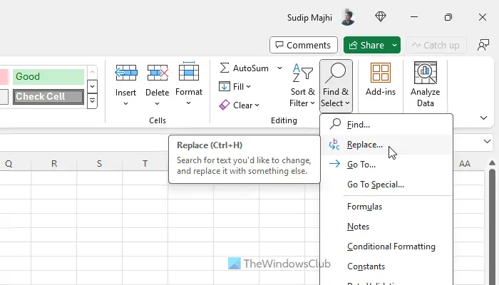 Comment ajouter des parenthèses dans Excel