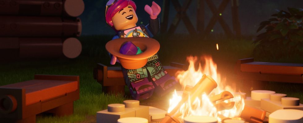 A fire that will keep you warm in LEGO Fortnite if you're unable to sleep.