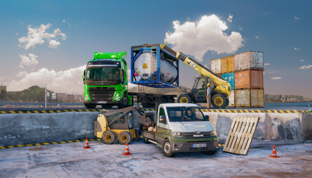 Simulateur de camions et de logistique Keyart