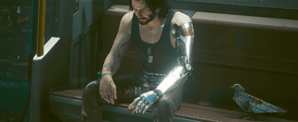Cyberpunk 2077 présente désormais le mème Sad Keanu Reeves