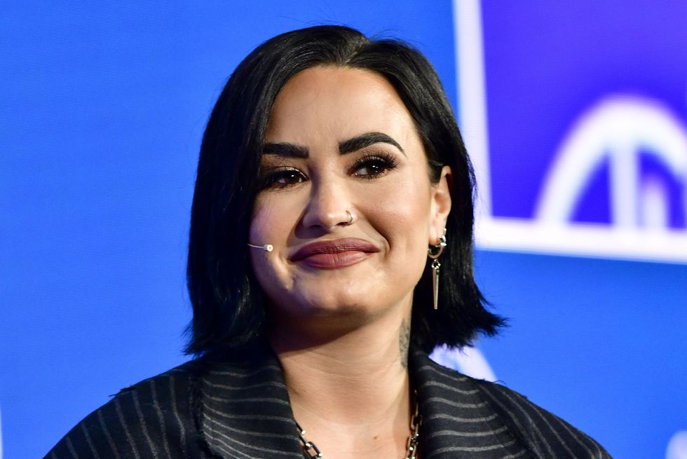 Demi Lovato participe à la conférence mondiale 2023 du Milken Institute au Beverly Hilton le 3 mai 2023 à Beverly Hills, Californie