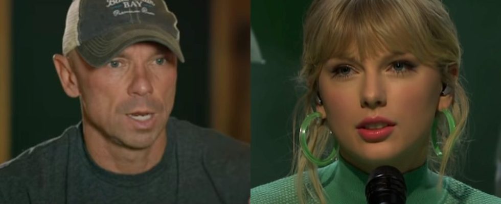 Kenny Chesney and Taylor Swift
