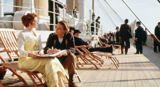 TITANIC, from left: Kate Winslet, Leonardo DiCaprio, 1997. TM & Copyright ©20th Century Fox Film Corp. All rights reserved./Courtesy Everett Collection