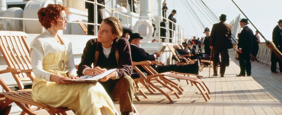 TITANIC, from left: Kate Winslet, Leonardo DiCaprio, 1997. TM & Copyright ©20th Century Fox Film Corp. All rights reserved./Courtesy Everett Collection