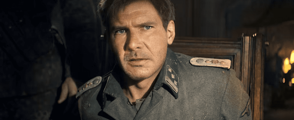 Still of Harrison Ford in Indiana Jones and the Dial of Destiny.