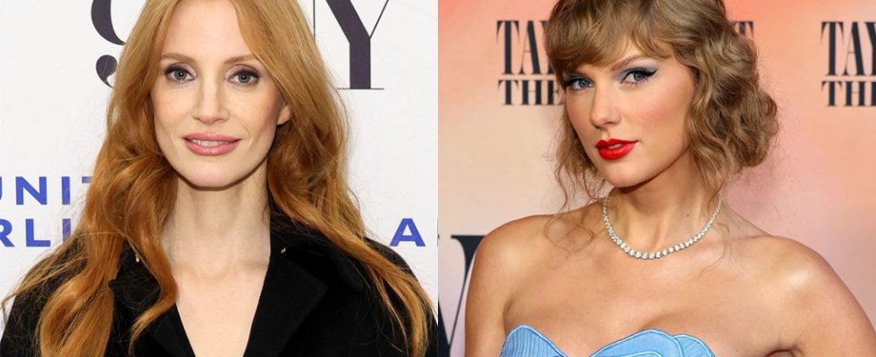 Jessica Chastain se souvient du moment où Taylor Swift lui a fait une playlist de rupture personnalisée
