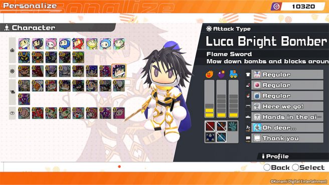 Super Bomberman R 2 mise à jour 1.3.0 Luca Bright Bomber