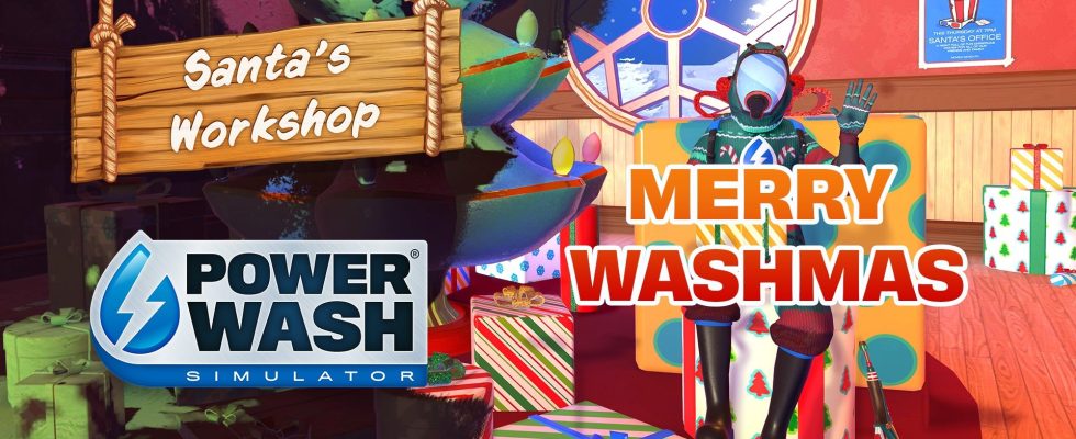La mise à jour de PowerWash Simulator 'Santa's Workshop' est maintenant disponible