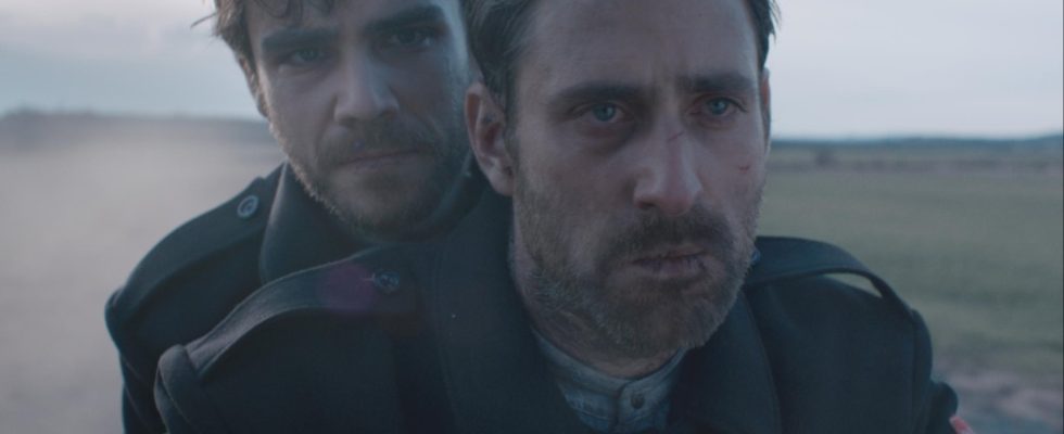 Oliver Jackson-Cohen and Jeremy Neumark Jones in 'The World Will Tremble'
