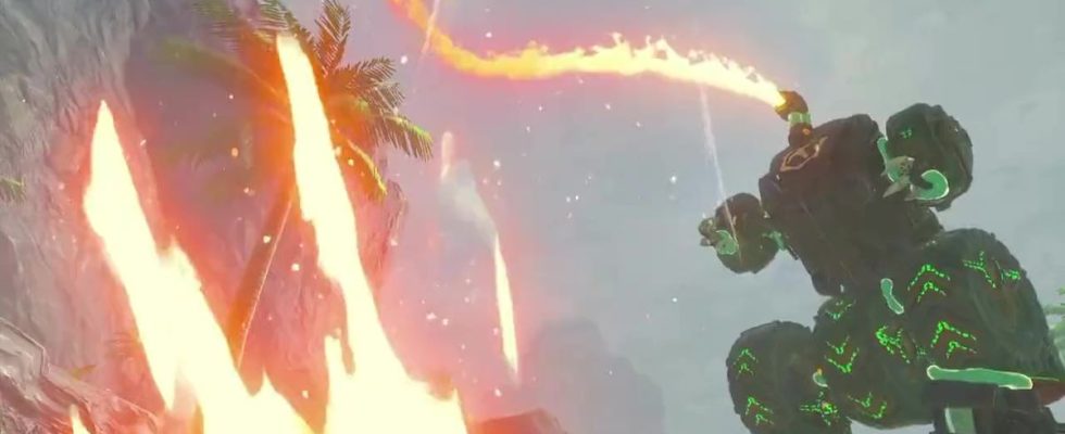 Le joueur de Zelda : Tears of the Kingdom refait tout un film de Godzilla dans le jeu