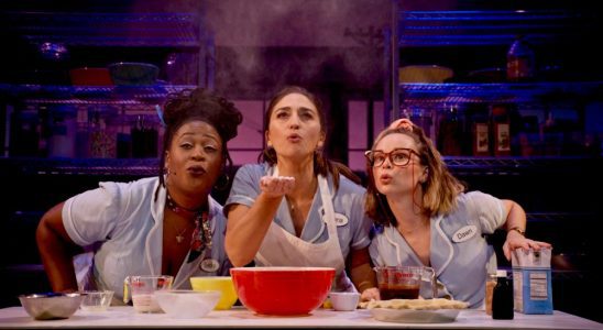 Sara Bareilles, Caitlin Houlahan and Charity Angel in "Waitress: The Musical"