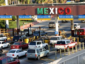 La porte d'entrée légale vers Tijuana, au Mexique.