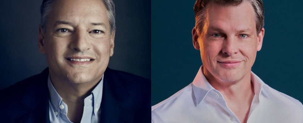 Netflix co CEOs Ted Sarandos and Greg Peters
