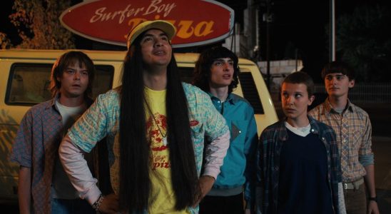 argyle, eleven, jonathan, will and mike in Stranger Things