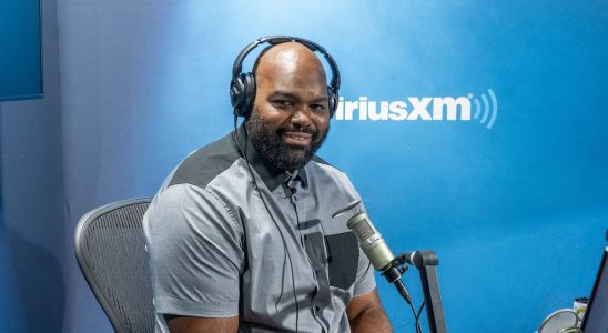 Michael Oher on Sirius XM in August 2023
