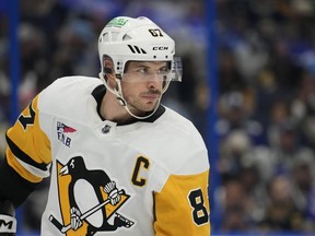 Centre des Penguins de Pittsburgh Sidney Crosby