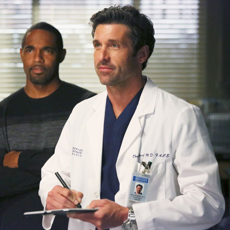 Patrick Dempsey dans le rôle du Dr Derek Shepherd, Grey's Anatomy saison 10