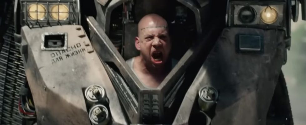 Paul Giamatti yelling while in Rhino suit in The Amazing Spider-Man 2